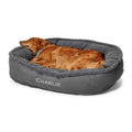 ComfortFill-Eco Wraparound Dog Bed with Fleece W551