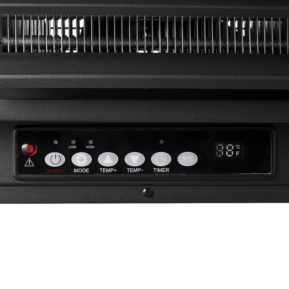 Black 7500w 240V Hard Wired Digital Ceiling Mount Electric Garage Heater with Remote K9592
