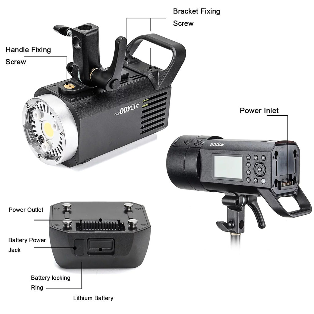 400W TTL Flash with 60cm Softbox T106