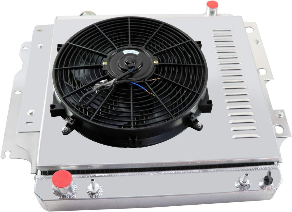 3 Row All Aluminum Radiator with Shroud Fan and Thermostat D294