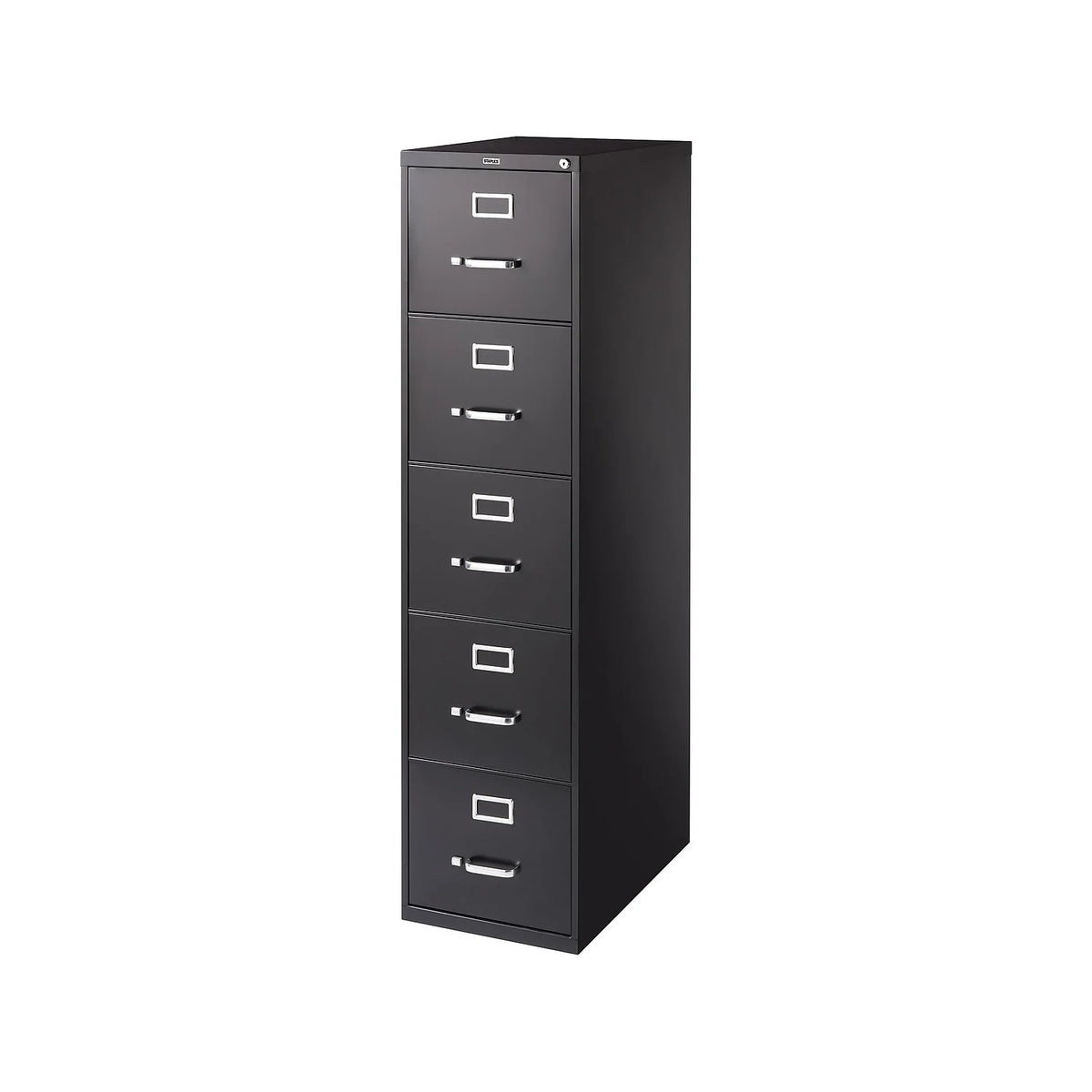 Black 5 Drawer Letter Vertical File Cabinet Z440