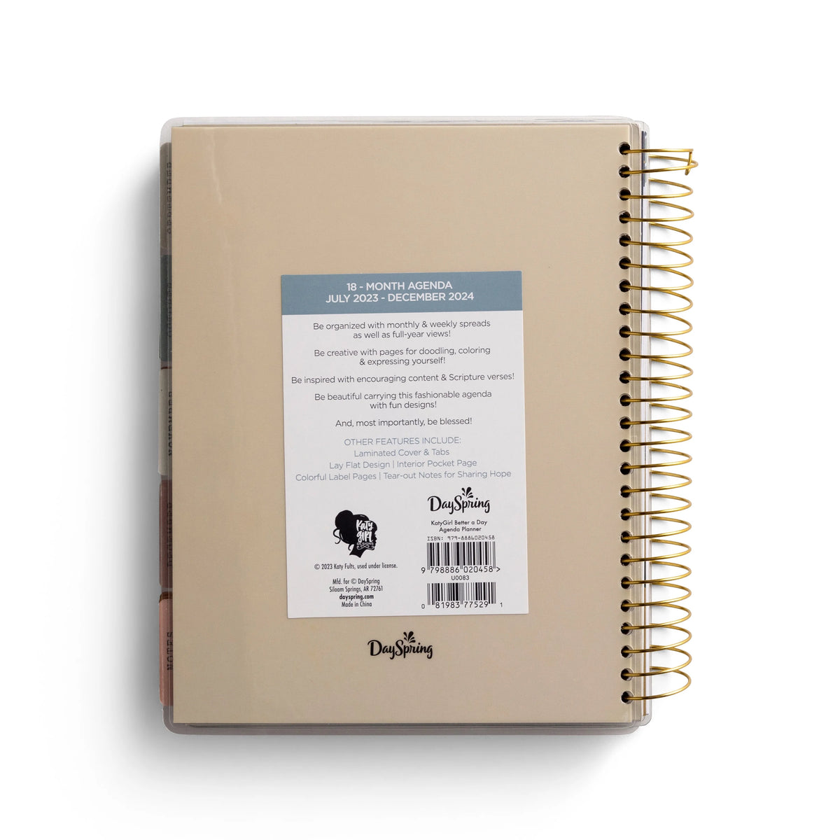 18 Month Devotional Planner (Spiral Bound) A783