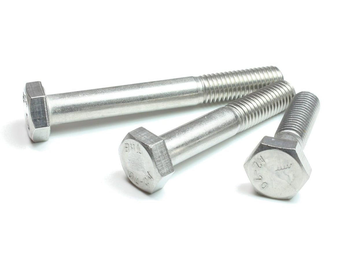 M8-1.25 x 50MM Hex Head Cap Screw Bolts, Stainless Steel 18-8, 100 pcs X498793