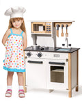 White Pretend Wooden Kitchen Play Set F6305