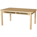 Two Seat Student Desk with Hardwood Legs L265385