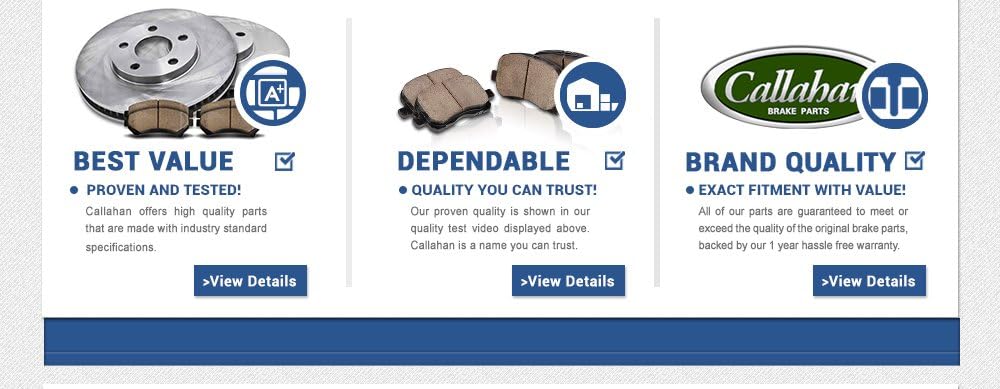 Premium OE 5 Lug Rotors + Ceramic Brake Pads + Clips T999779