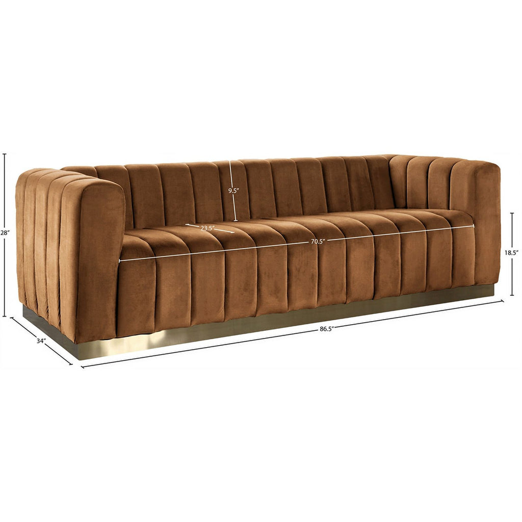 Saddle Velvet Sofa K514