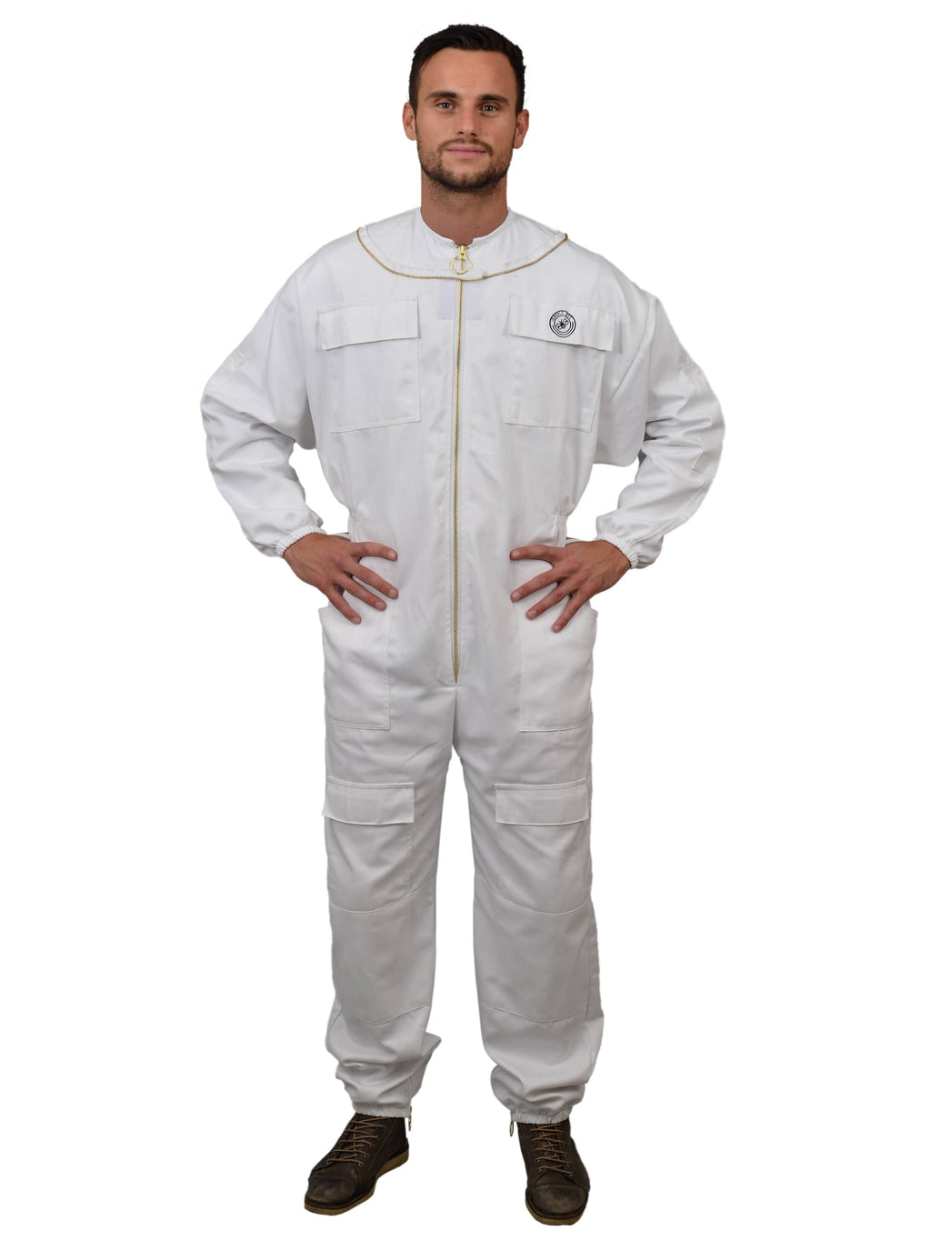 Polycotton Beekeeping Suit with Square Veil (Small) D5382