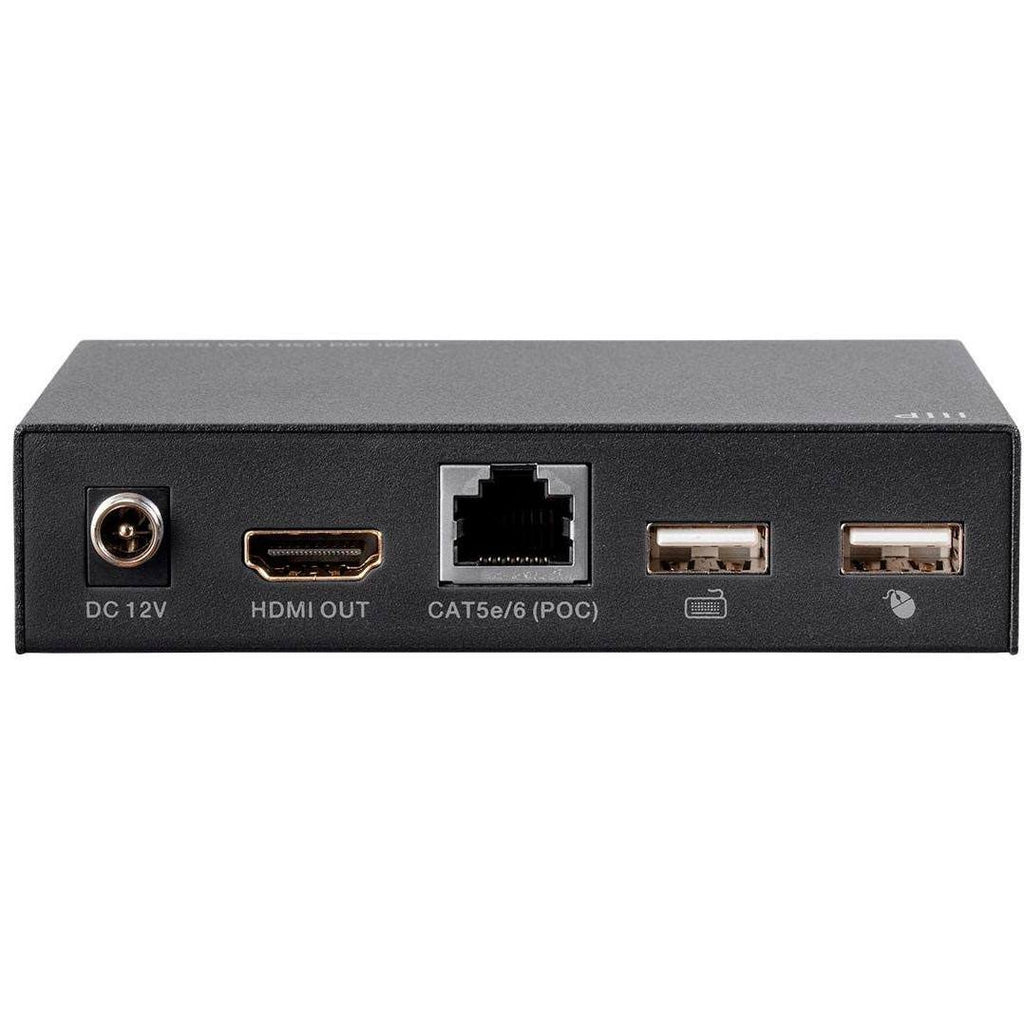 HDMI and USB KVM Extender, Black, 154ft, 1080p@60Hz, USB 2.0 I8172