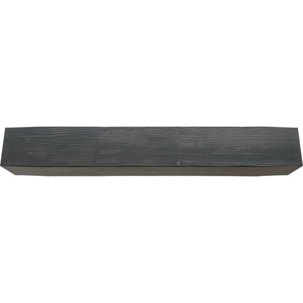 Sandblasted Faux Wood Fireplace Mantel, Aged Ash W3869