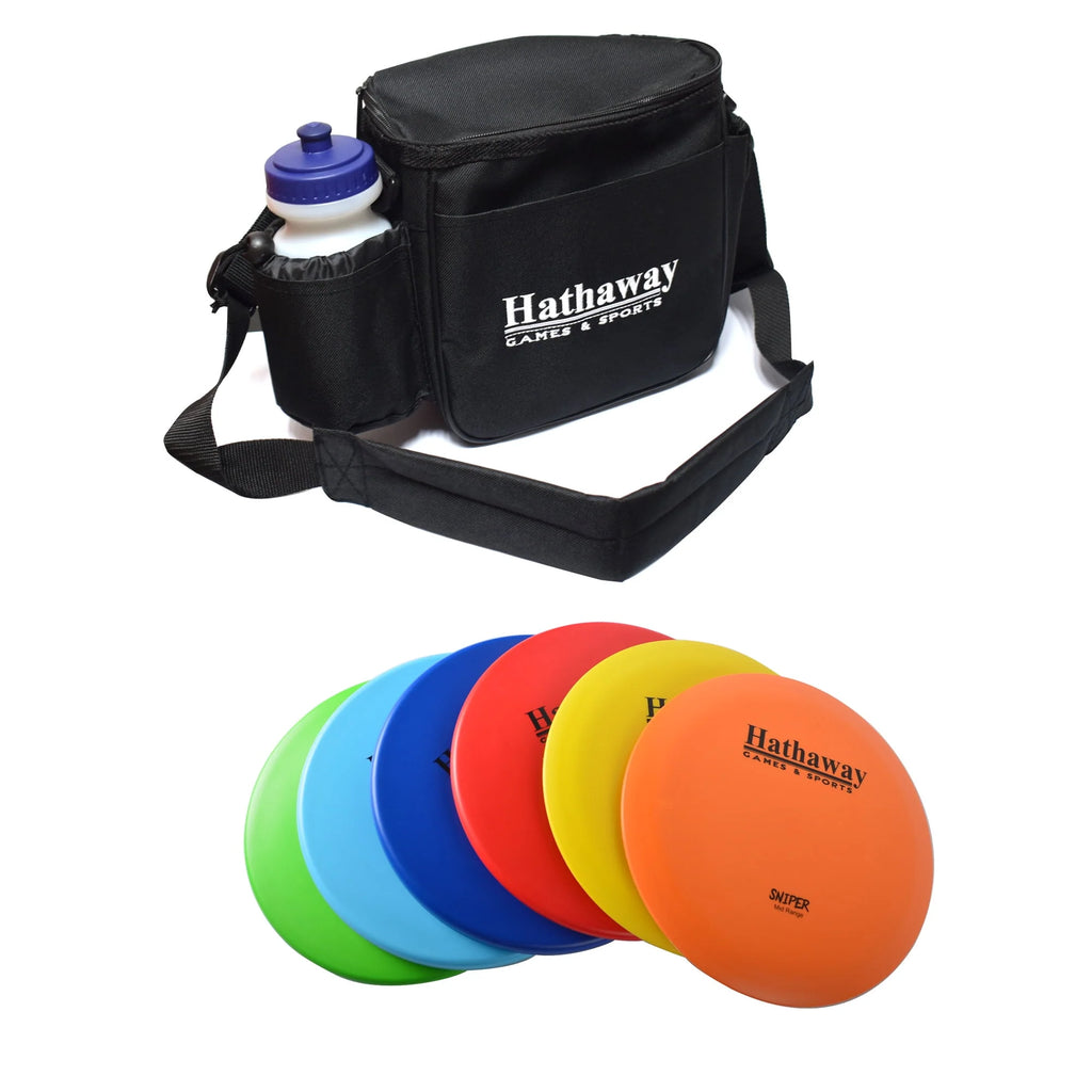 6 Disc Golf Discs with Case K127
