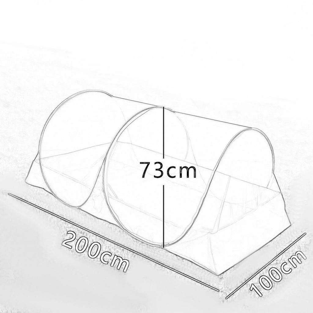 Camping Net Tent Folding Netting for Truck Bed Camping Trips Travel Car U61907