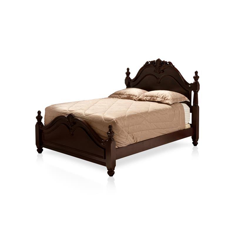 Queen Poster Bed in Cherry T38768