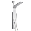 Stainless Steel Shower Panel System with Rainfall Shower Head and Handheld Shower Wand C972
