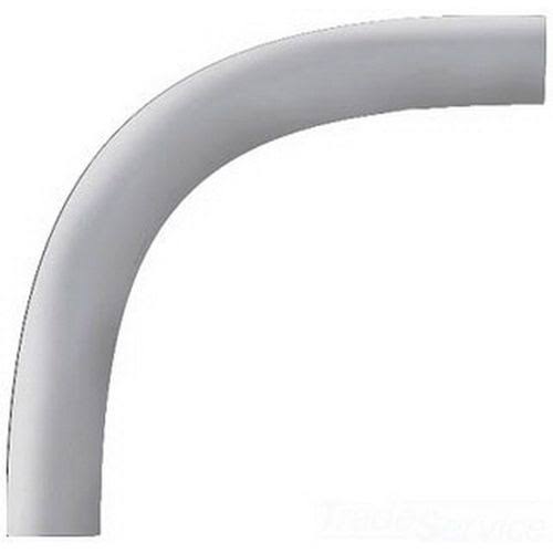 Sch 40 90 Degree ELBOW; 6 inch, Plain, Rigid PVC Y504667