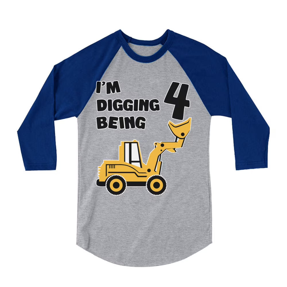 Construction Themed Birthday Tee K442706