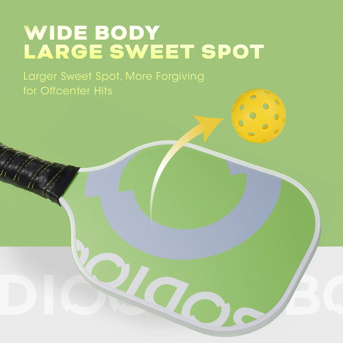 Pickleball Paddle Set with 4 Pickleball Carry Bag Fiberglass Y62030
