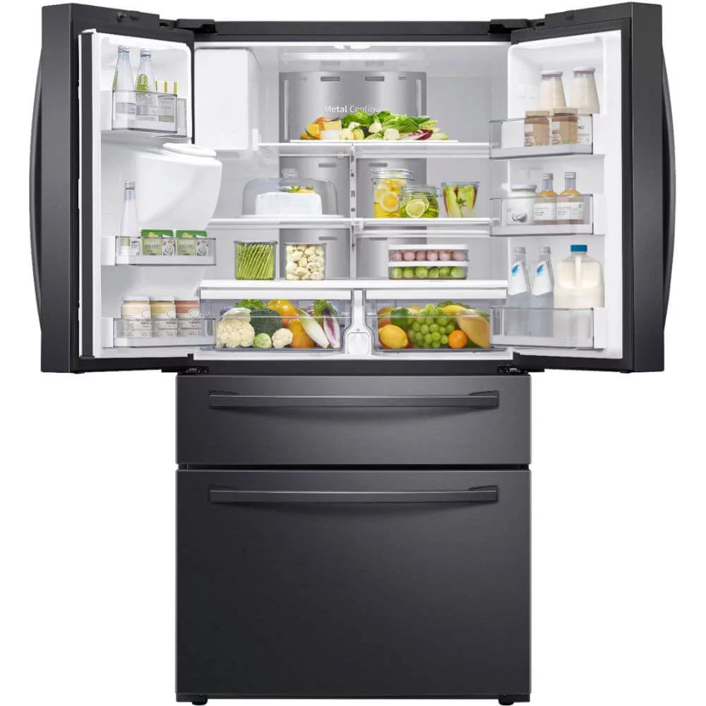 Black Stainless 22.2 Cu. Ft. 4-Door French Door Refrigerator O32774
