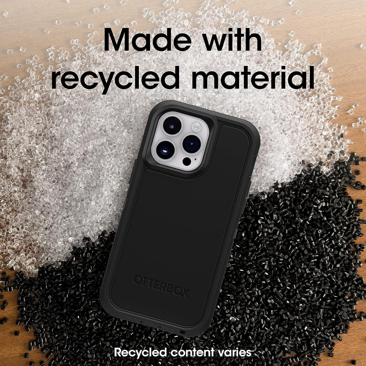 Black Defender Series XT Case for iPhone 14 Pro D73315