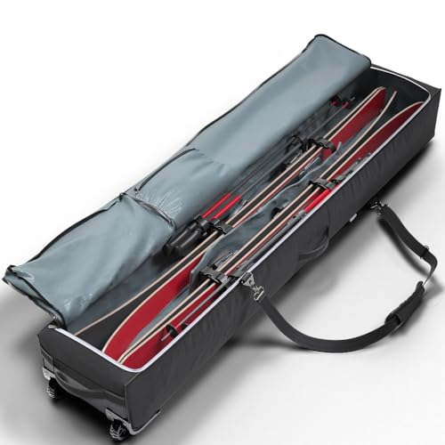 Padded Rolling Double Ski Bag C45345