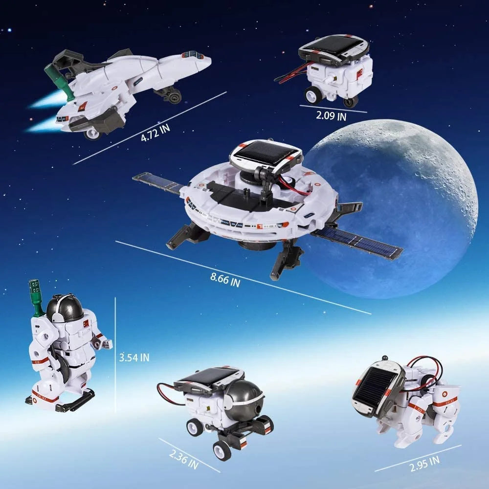 6-in-1 Solar Robot Science Kits W392