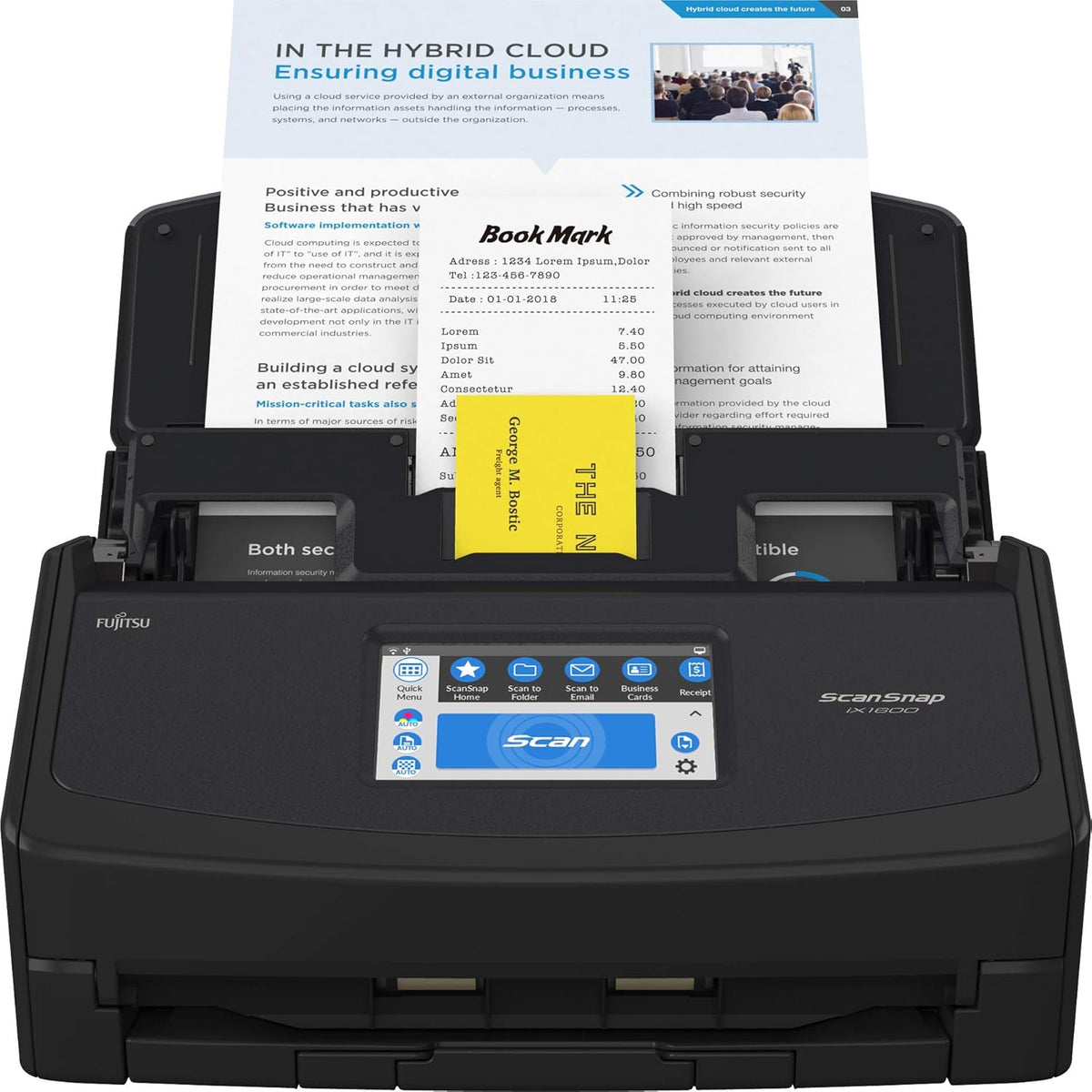 Black Document Scanner O244023