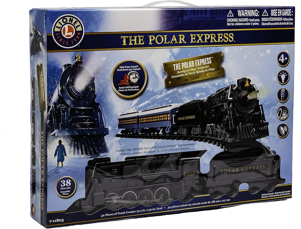 Black Battery-Powered Model Train Set with Remote M694036