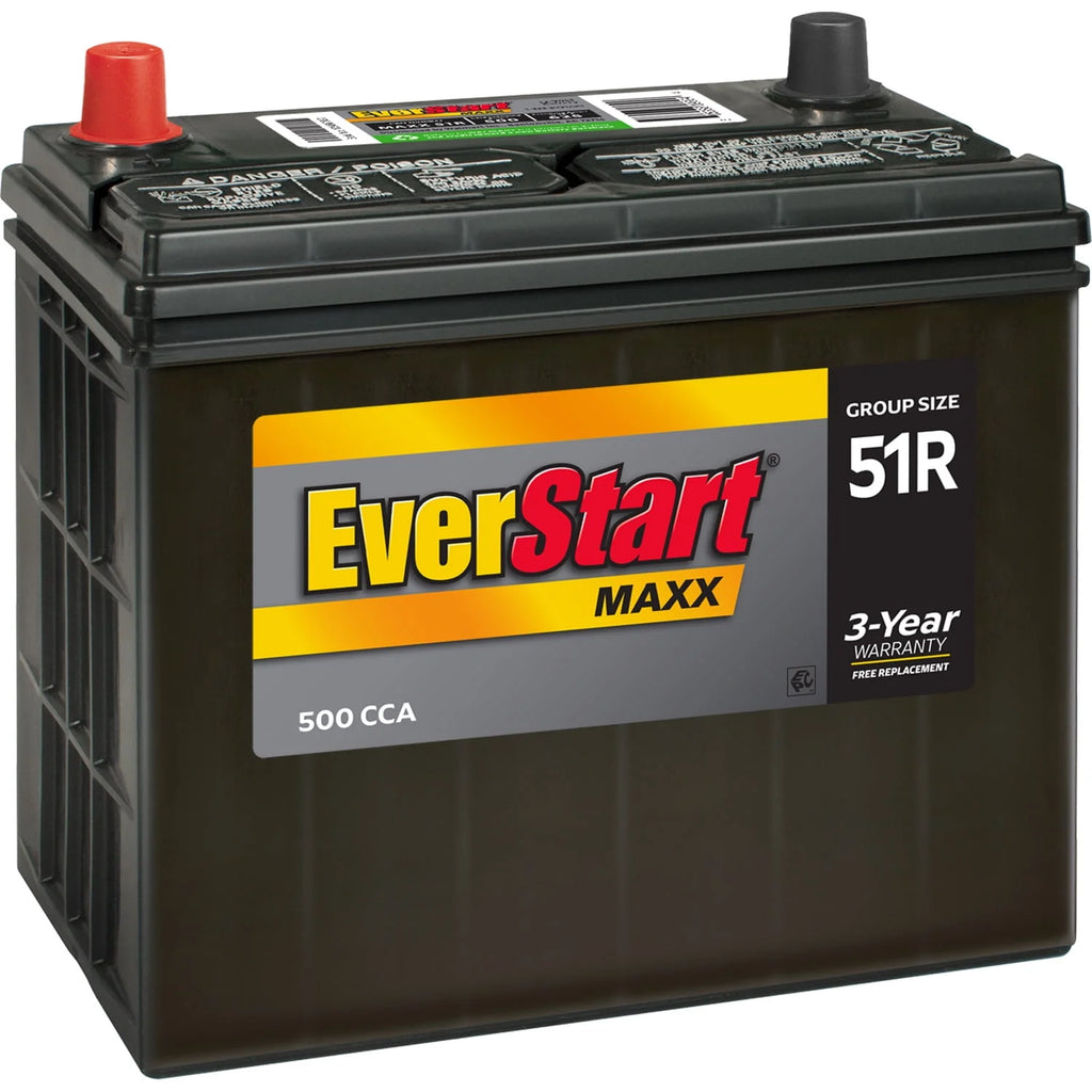 Group Size 51R 12 Volt 500 CCA Lead Acid Automotive Battery B65383