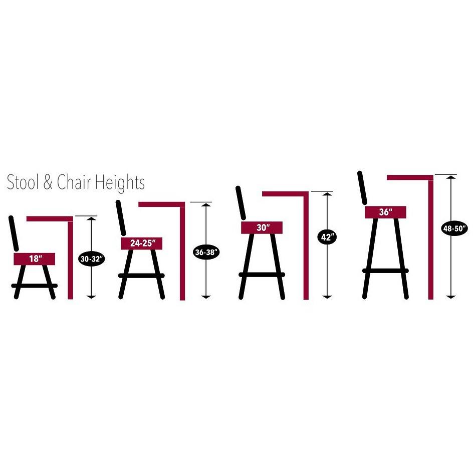 Chrome Double Ring Bar Stool K355