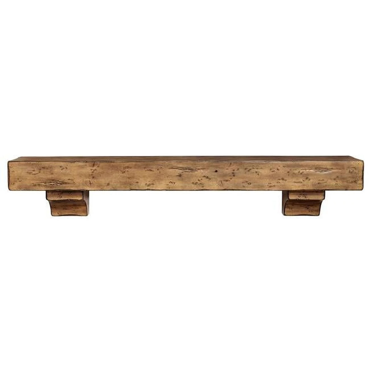 72 in. Dune Rustic Distressed Shelf S131