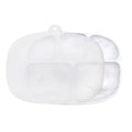 Silicone Grip 5-Section Plate with Lid Q87921
