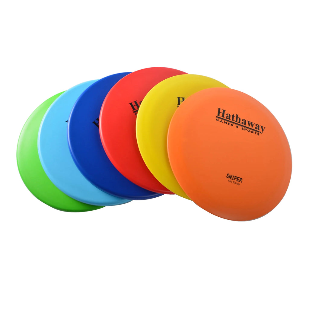 6 Disc Golf Discs with Case K127