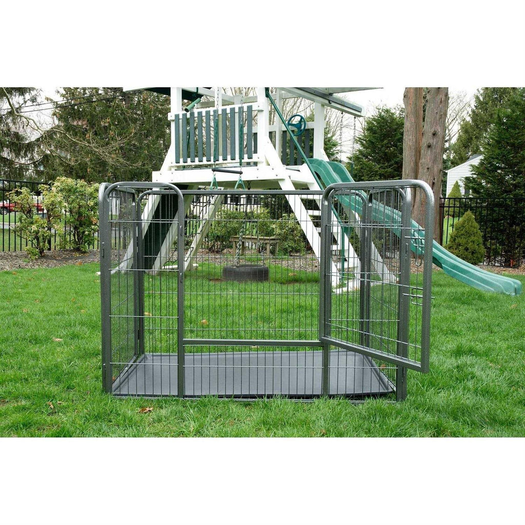 Heavy Duty Rectangle Tube Pet Kennel Crate T24672