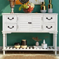 White Console Table D5104