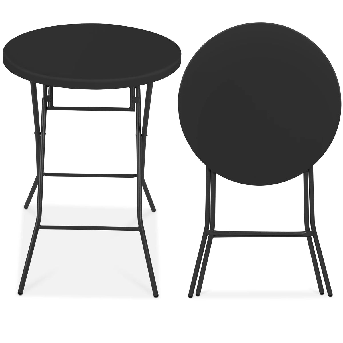 32in White Folding Bar Height Table G92733