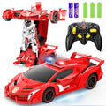 2.4Ghz 1:18 Scale Transforming Police Car Toy with Flashing Light H184029