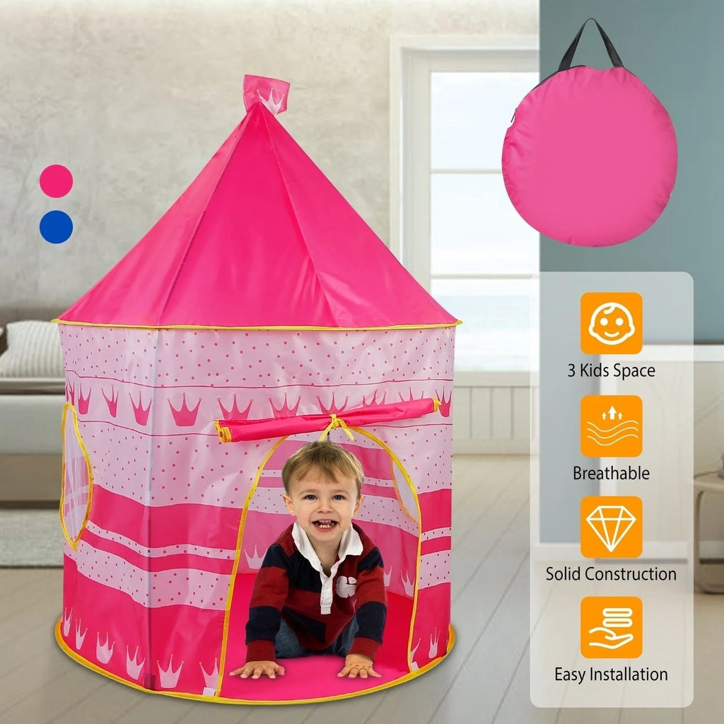 Kids Play Tent Pop Up Castle with Carry Bag O824