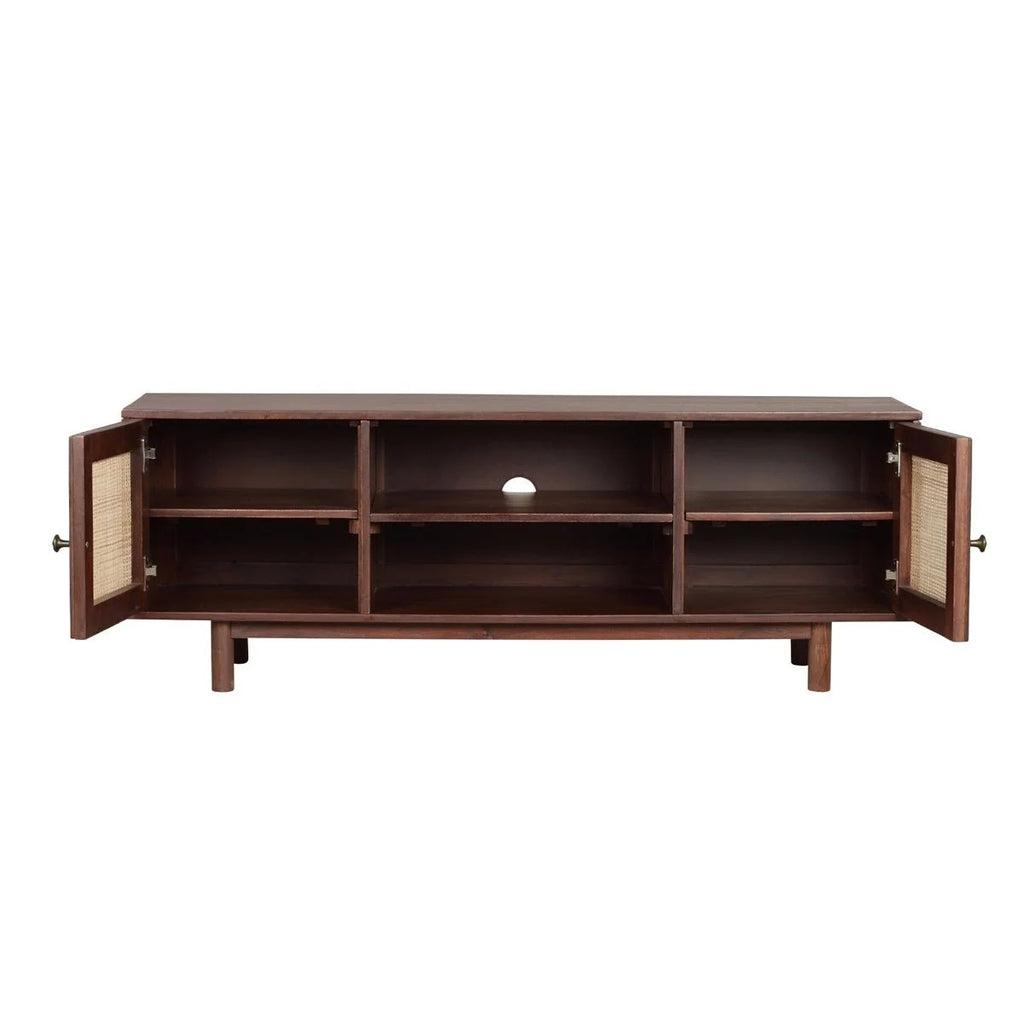 55" Solid Wood TV Stand Cabinet Media Console V816437