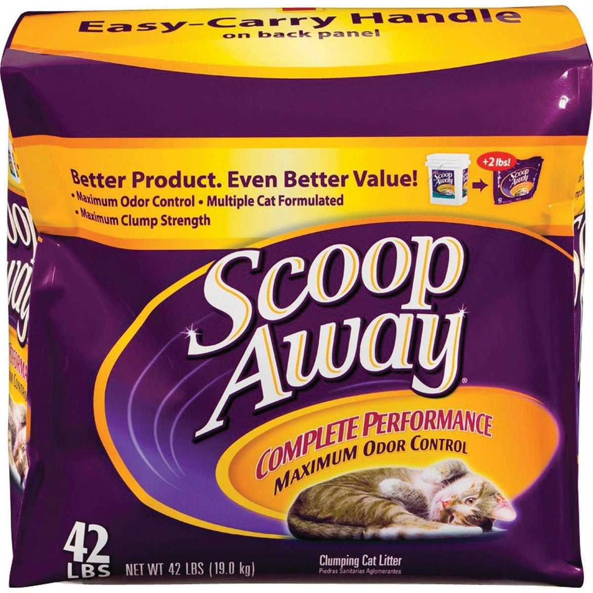10.5-lb bag pack of 4 Clumping Clay Cat Litter Y17345