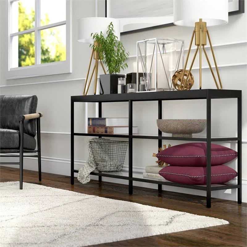 Blackened Bronze Console Table R522
