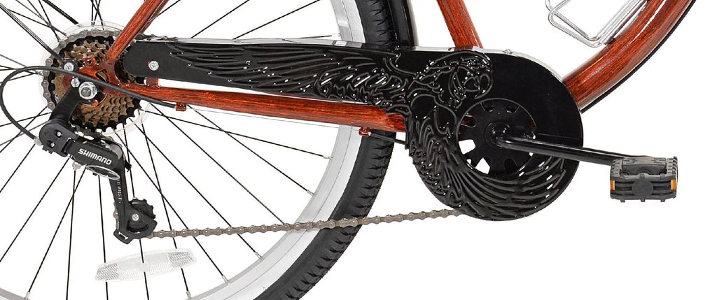 26" Wood Grain Cruiser Bike V788091