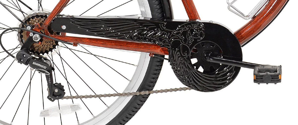 26" Wood Grain Cruiser Bike V788091