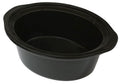 6 Qt Black Stoneware Slow Cooker R311