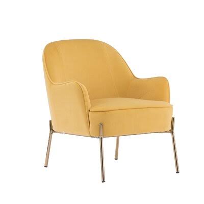 Lemon Velvet Armchair S691