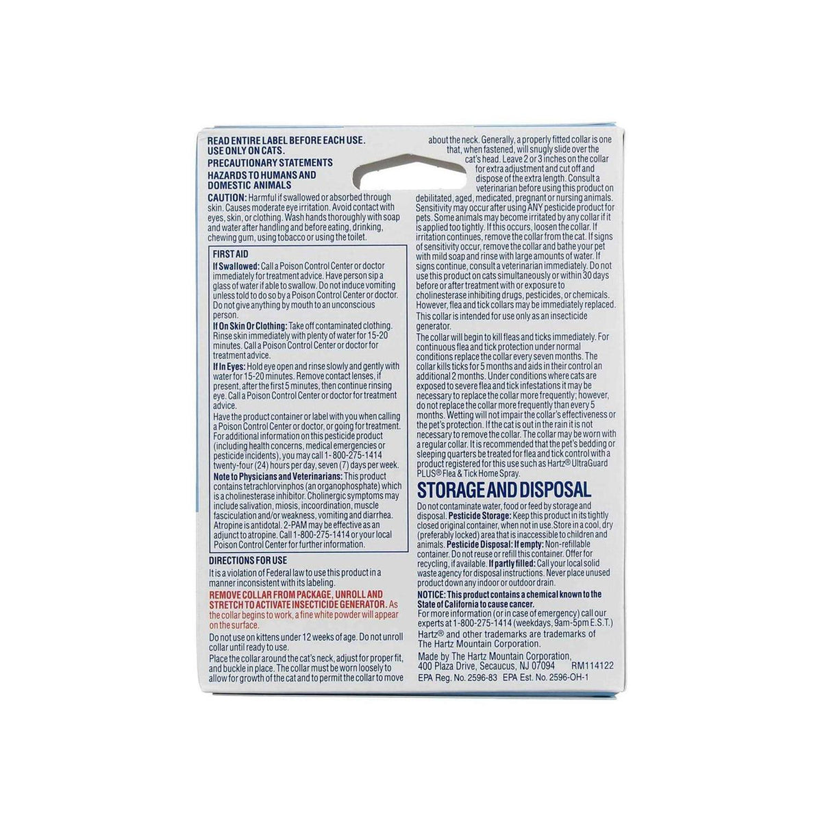 Flea & Tick Collar for Cats & Kittens E31113