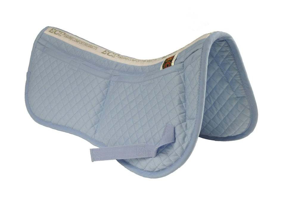 Light Blue Correction Half Saddle Pad C29183