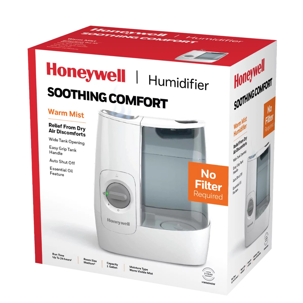 White 1 Gallon Warm Mist Humidifier A13260