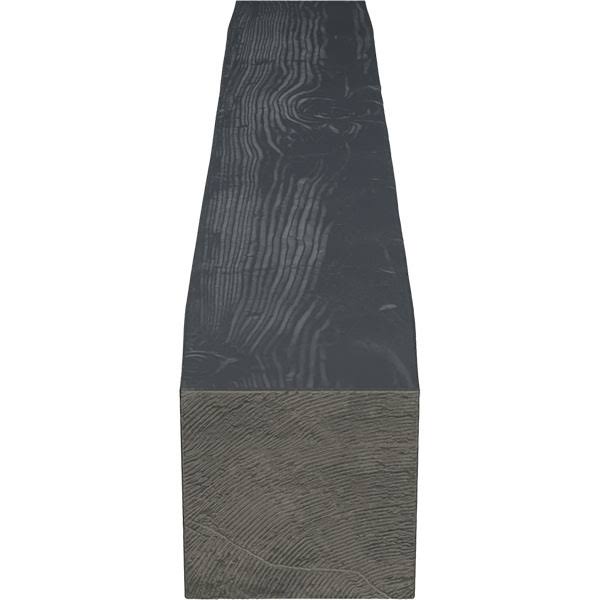 Sandblasted Faux Wood Fireplace Mantel, Aged Ash W3869
