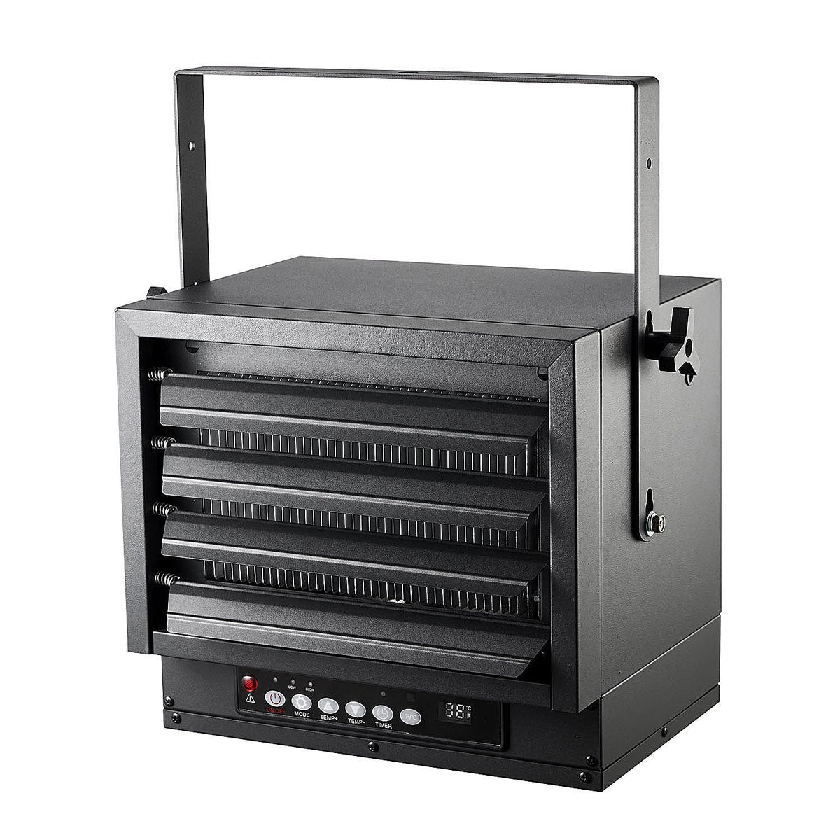 Black 7500w 240V Hard Wired Digital Ceiling Mount Electric Garage Heater with Remote K9592