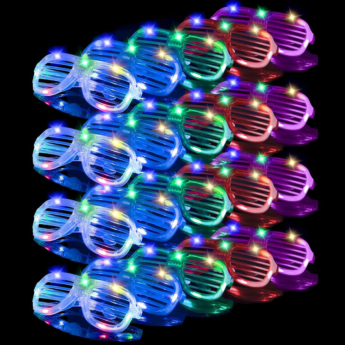 25 Pack Light Up Glasses R30317